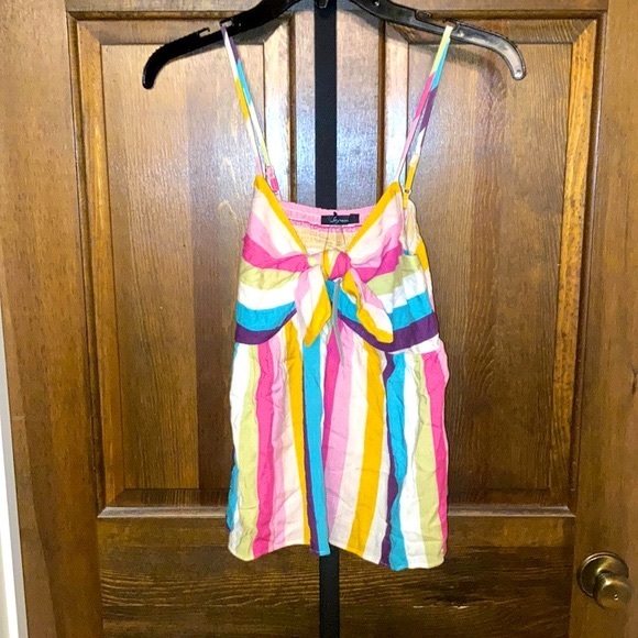NWT Size Medium Multi Colored Striped Tank - Picture 1 of 8